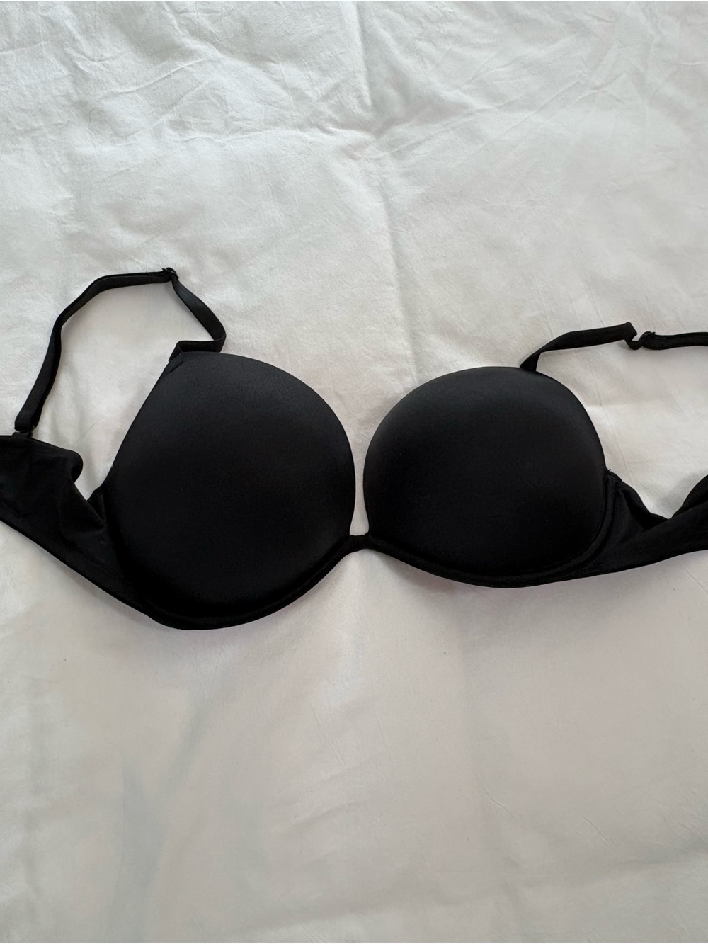 PINK Black Push Up Bra